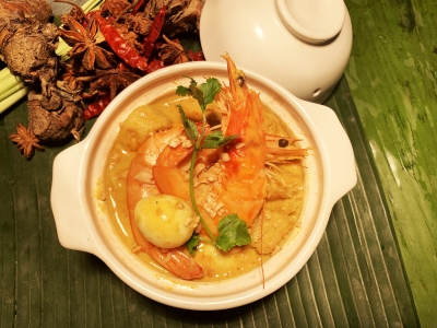 Malaysia Laksa Rice Noodles Soup