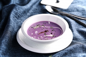 奶油紫薯汤