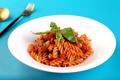 Fusilli Pasta with Tomato Sauce
